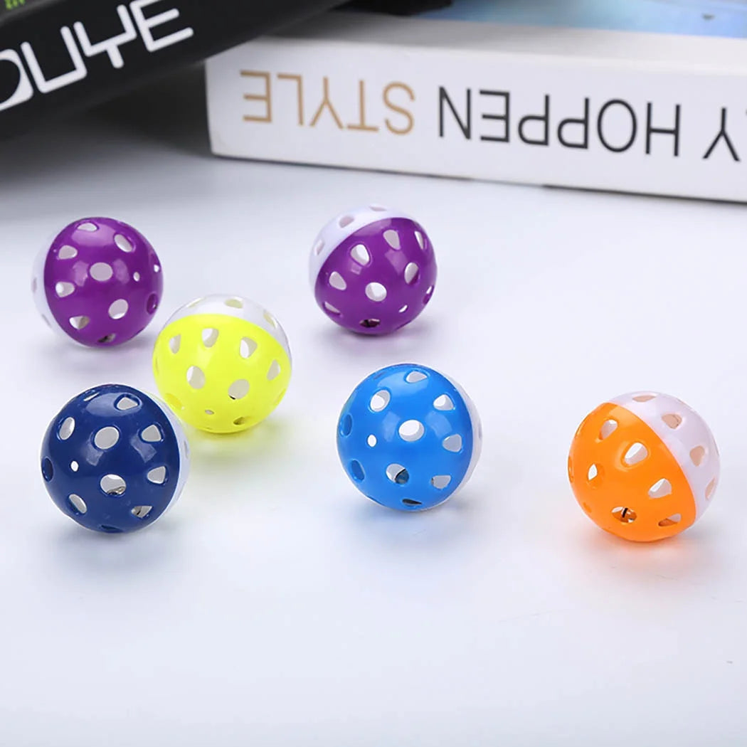 6-Piece Interactive Bell Ball Cat Toy Set