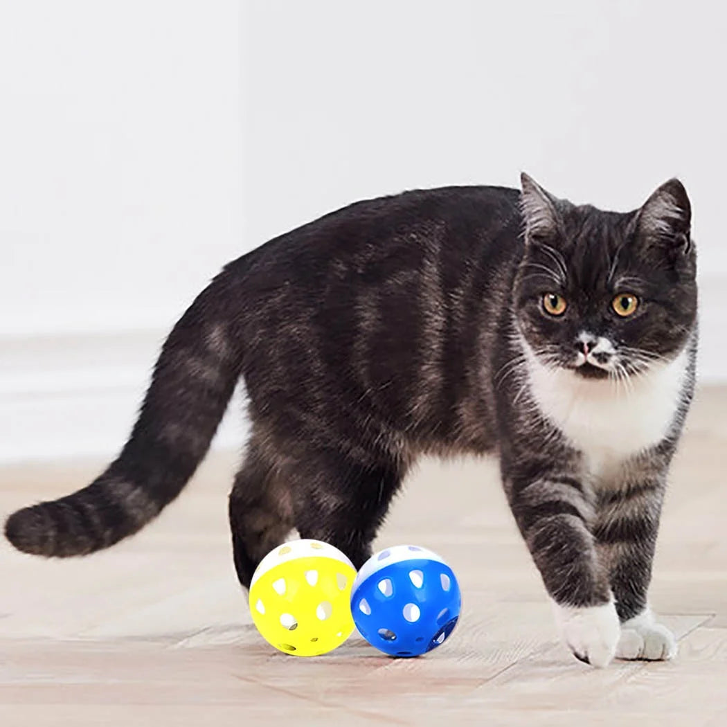6-Piece Interactive Bell Ball Cat Toy Set