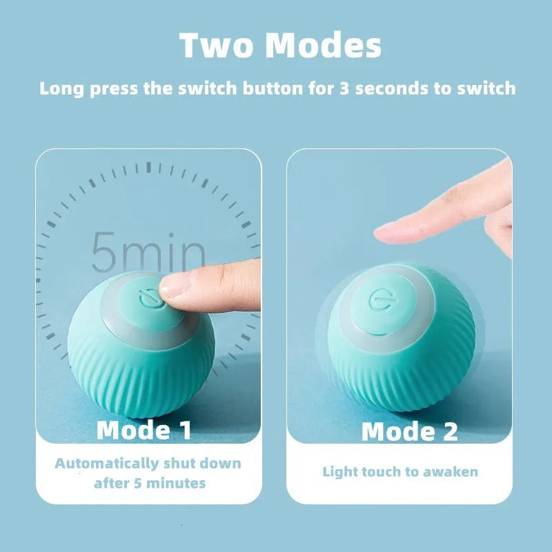 Automatic Rolling Interactive Cat Ball Toy