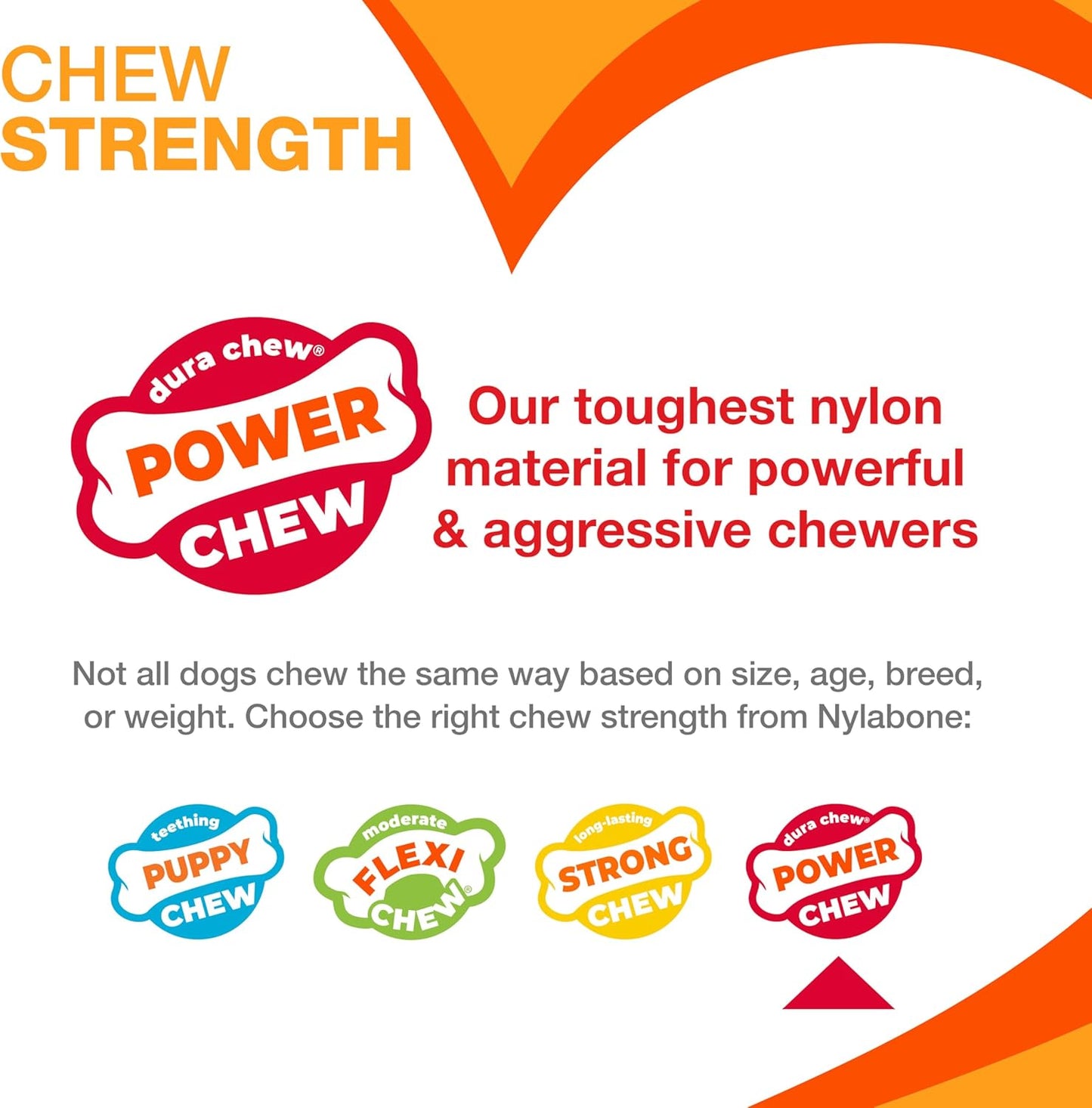 Durable Bone Chew Toys for Aggressive Chewers – Bacon & Chicken Flavor (2 Pack, Medium)