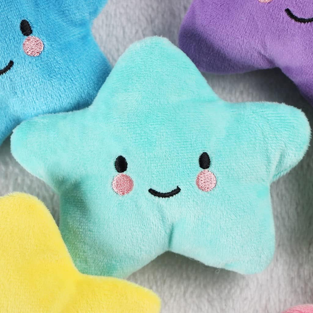 4-Pack Squeaky Plush Dog Toys for Puppies & Small Dogs