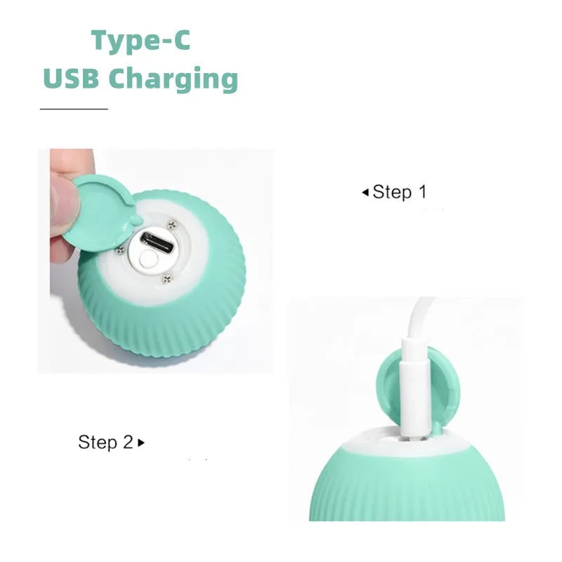 Automatic Rolling Interactive Cat Ball Toy