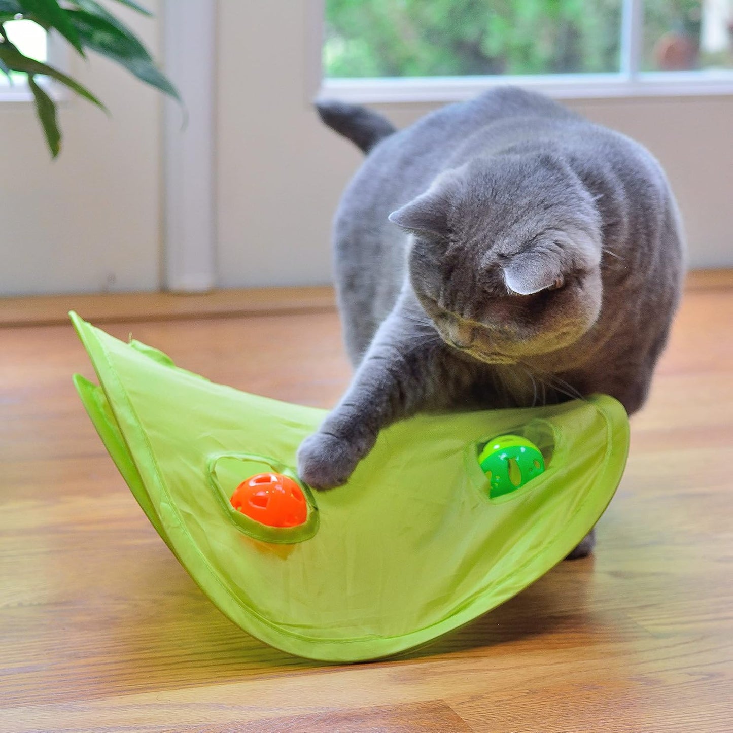 18-Piece Interactive Cat Toy Assortment – Wand, Balls & Bell Toys