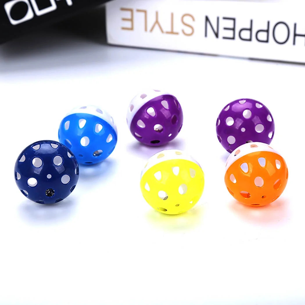 6-Piece Interactive Bell Ball Cat Toy Set