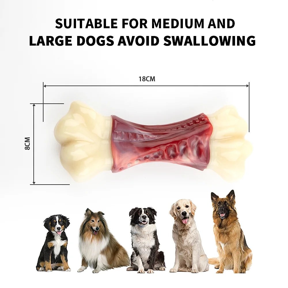 Tough Chew Bone Dog Toy for Large Aggressive Chewers